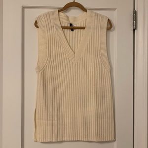 H&M long sweater vest